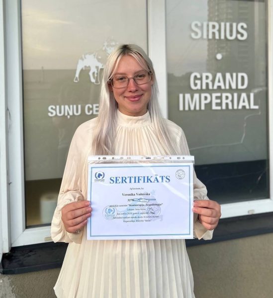 Dogs consultant Veronika Voitovska zoopsychology cynology